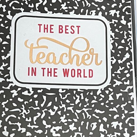 The Best Teacher in the World Notecard Envelopes Set of 8 - Picture 11 of 11